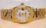 Copy Best Quality Rolex Datejust All Gold White Face Watch 31mm